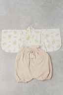 【和装】ベージュ×ミモザ