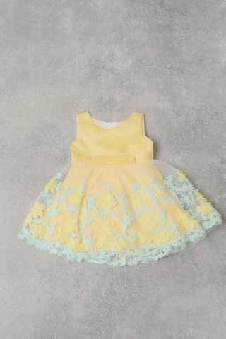 【女の子】イエロー×リボン