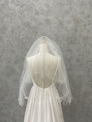 ショートベール　パール①