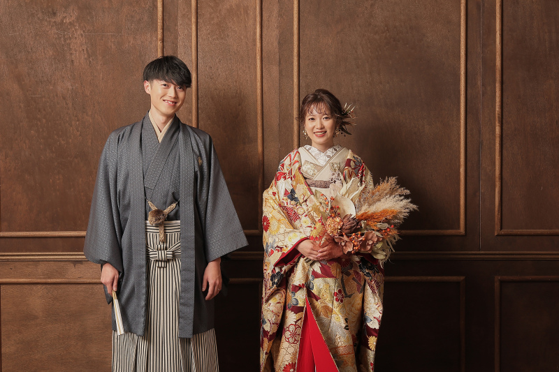 今度はスタジオで和装撮影!