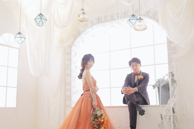 ちょっぴり大人なウェディングフォト