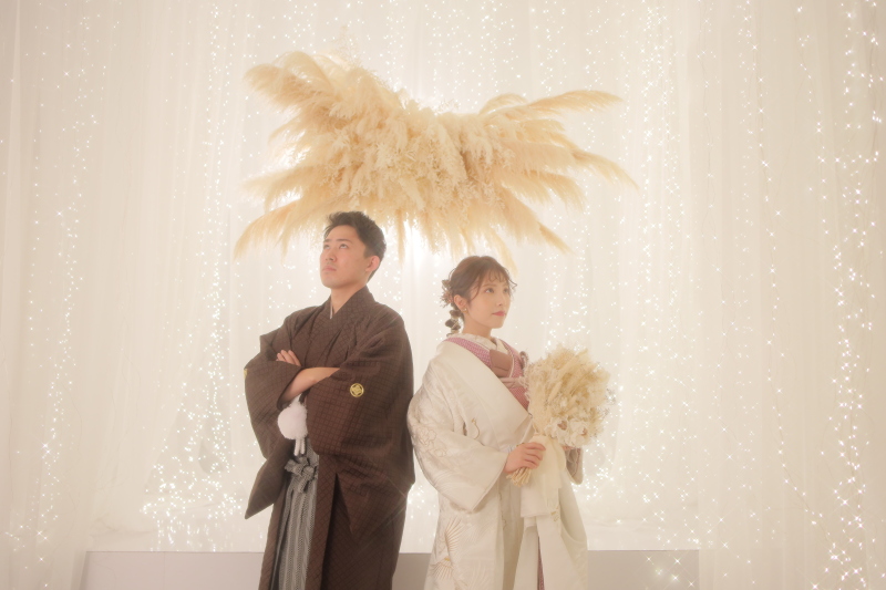 白を基調としたセット