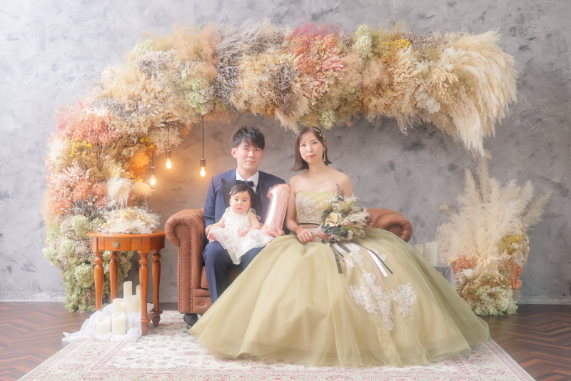 家族みんなで記念写真♪