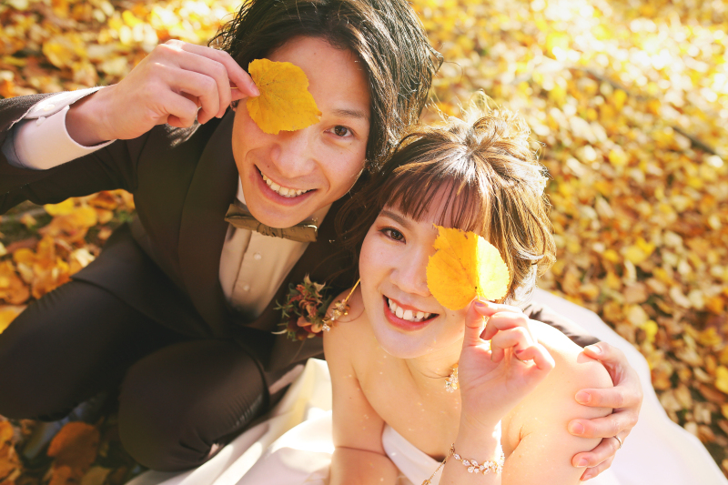 紅葉を使って☆