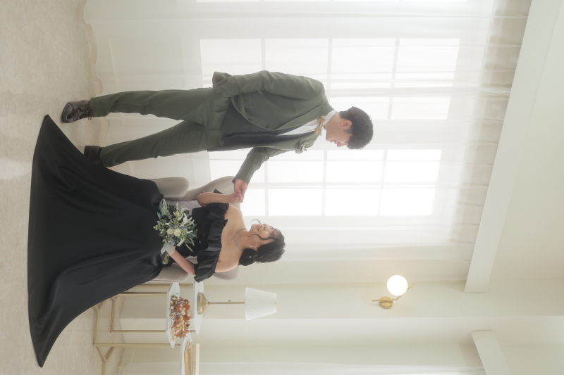 3着目はカラードレスで