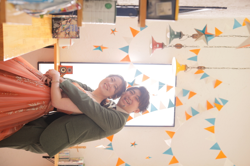 ドレスに衣装チェンジ!