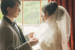 歴史ある洋館でお届けするウェディングフォト♪