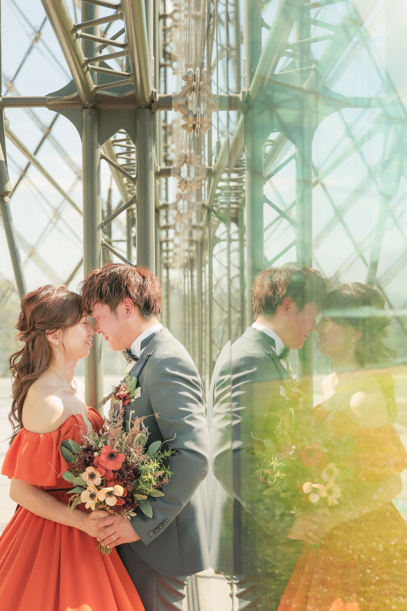 ガラスを使って・・