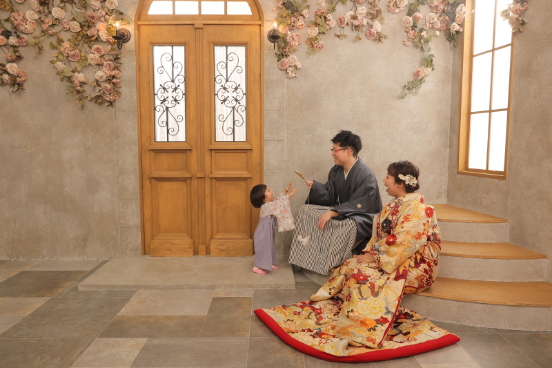 扇子でぱたぱた~