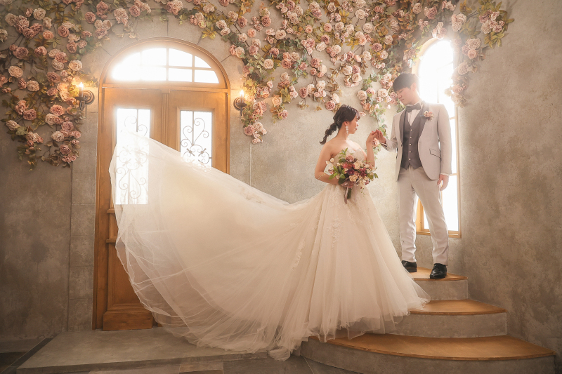 【スタジオ】和装1着と洋装2着の盛り沢山撮影♪