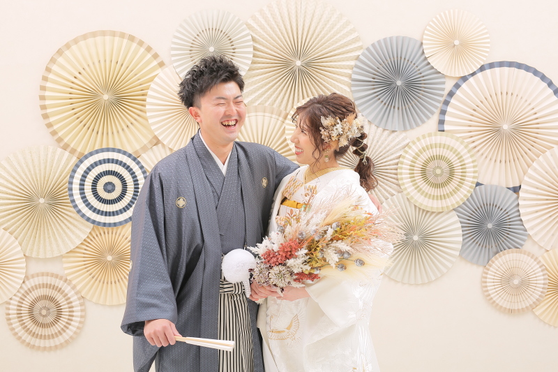 新郎さまの笑顔がとても素敵！