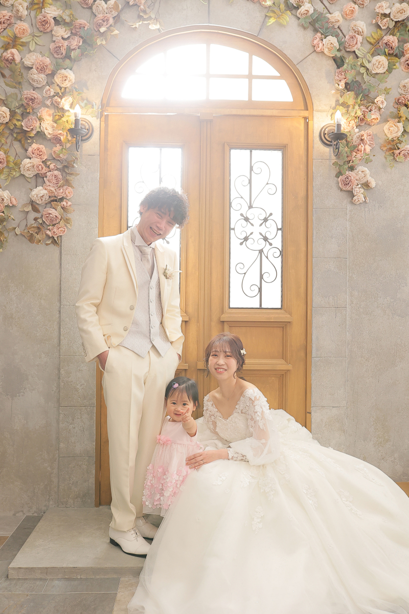 お子様と一緒の撮影♪