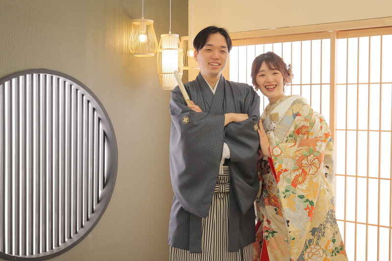 和装にお着換え！