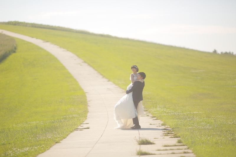 どこまでも続きそうな、広々とした草原