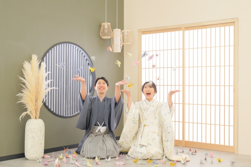 折り鶴シャワー❁
