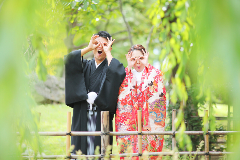 楽しい2人と和装ロケ♪