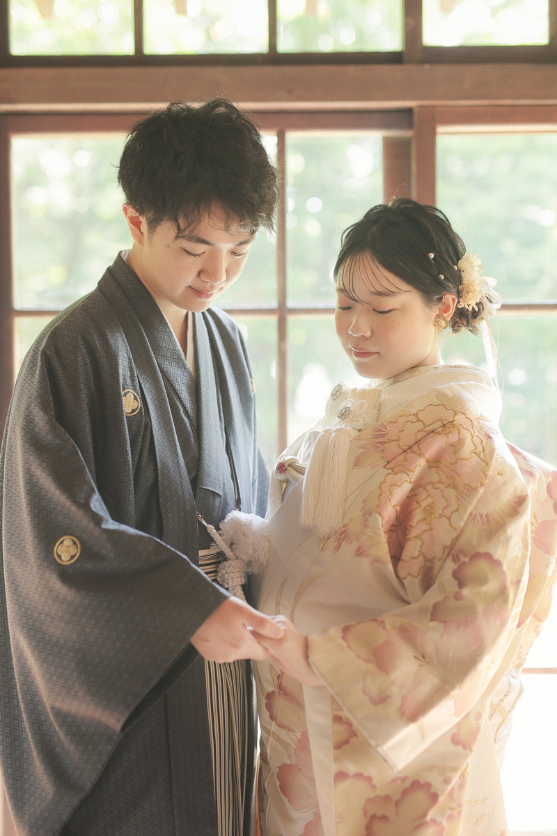 ぎゅっと寄り添って