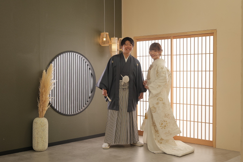 和装にチェンジ