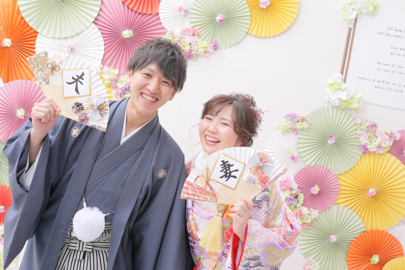 2人らしさいっぱいの楽しい1枚♪