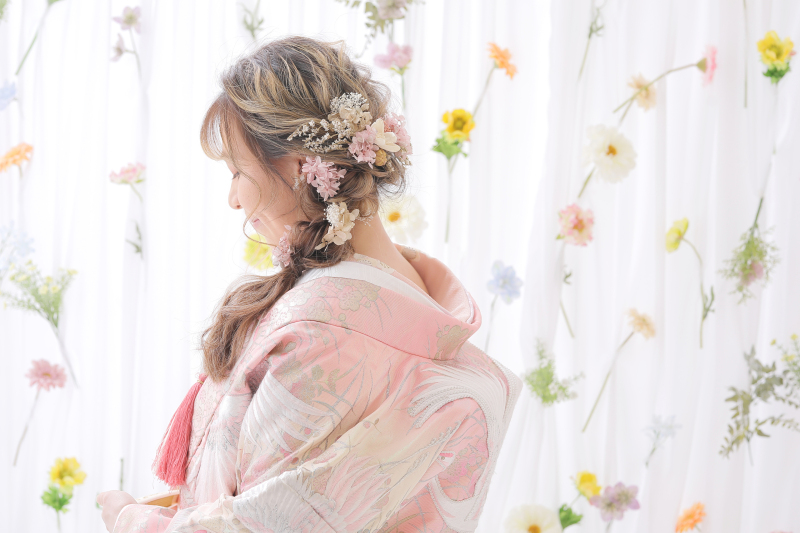 たくさんのお花に包まれて