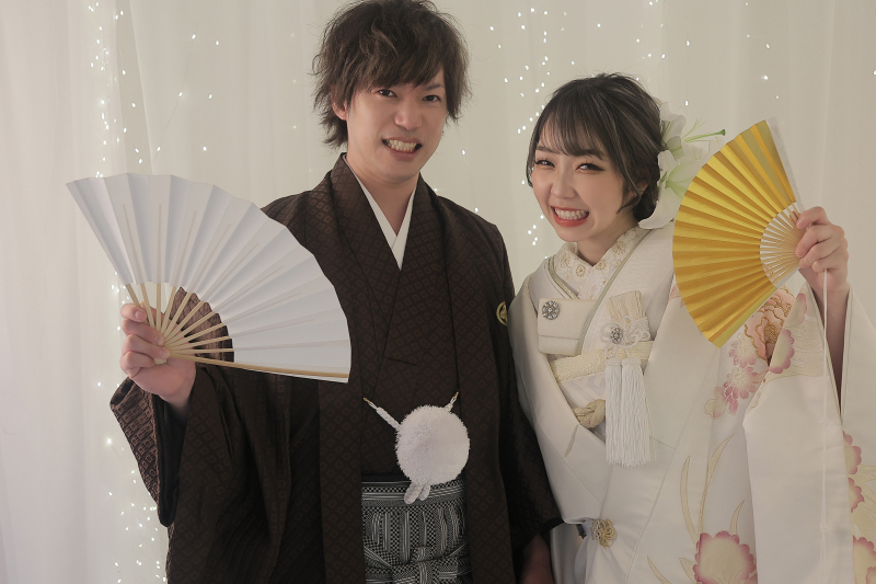 最後は扇子と♪