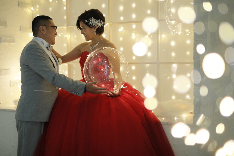 幻想的な空間で