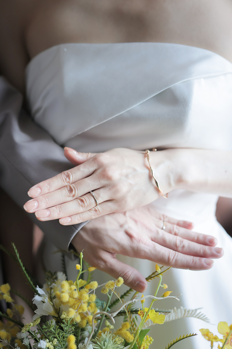 最後は手元のショットで