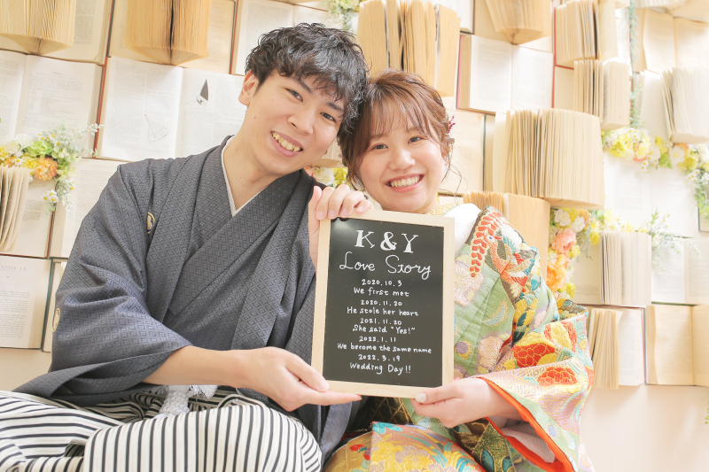 ご持参したボードと一緒に!