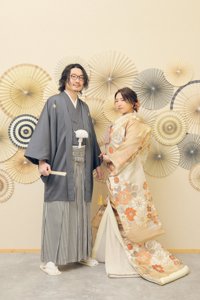 伝統的な立ち姿