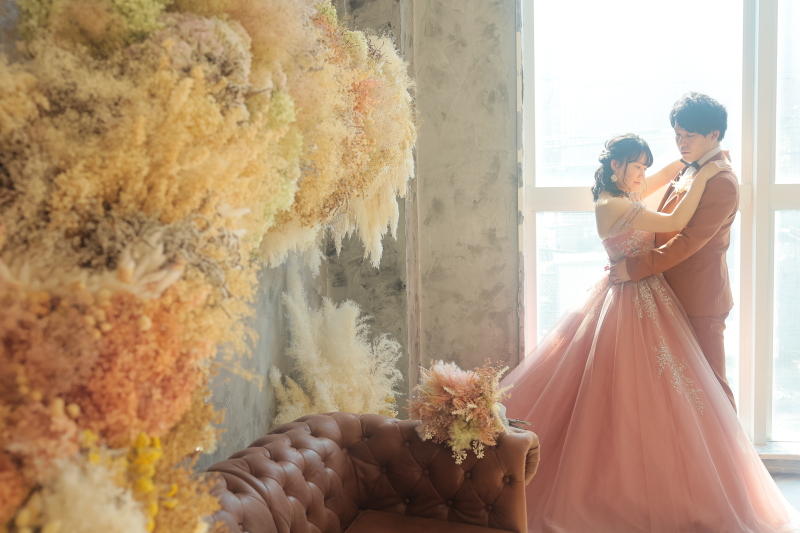 2着目はフラワースタイルで