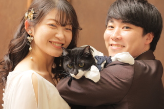 可愛い猫ちゃんと一緒に