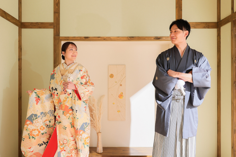 お着物に合わせたコーディネート