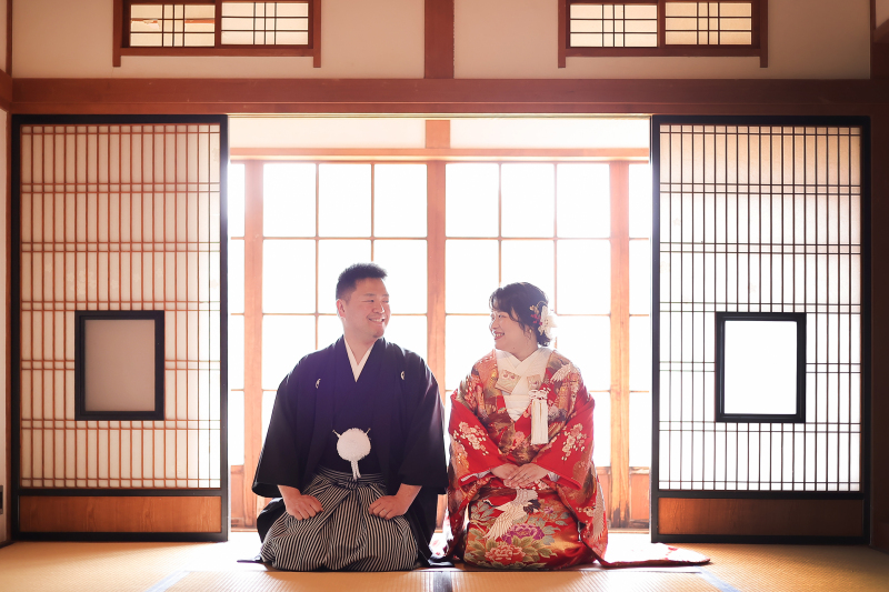 和装前撮りの定番