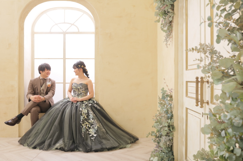 窓際でおしゃべり