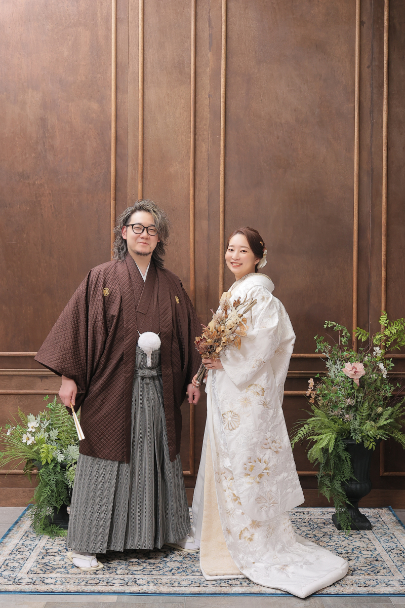 白無垢で撮影!