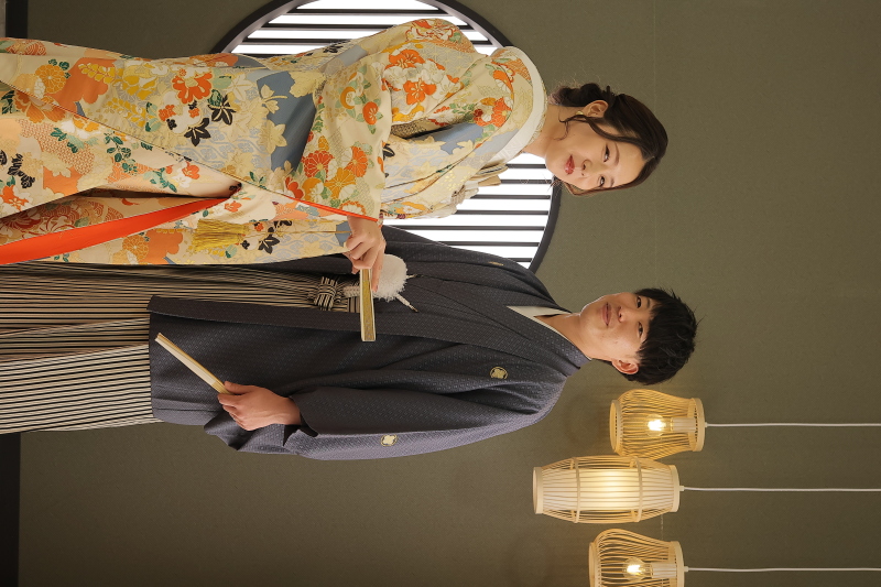 和装っぽい感じで