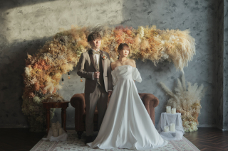 ドレスでスタジオフォト＊