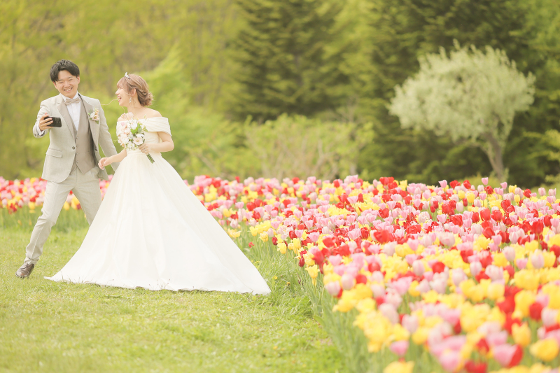 撮影合間の1コマを