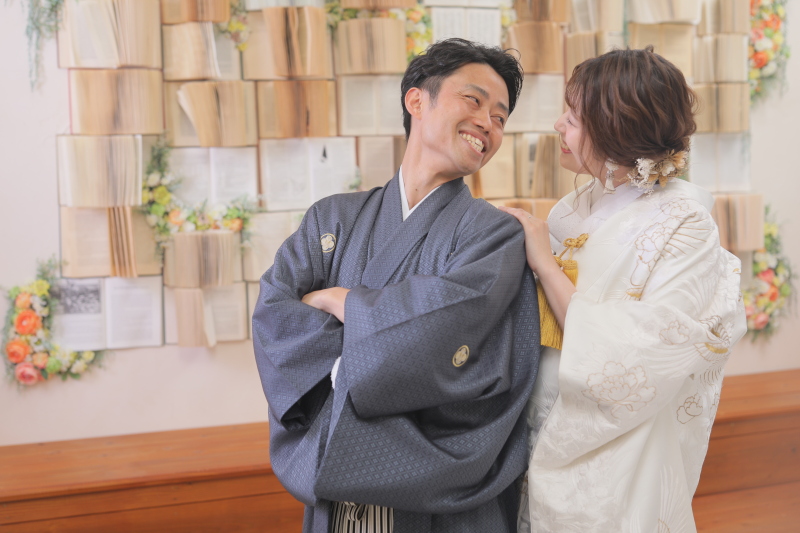 和装の仲良しショット☆