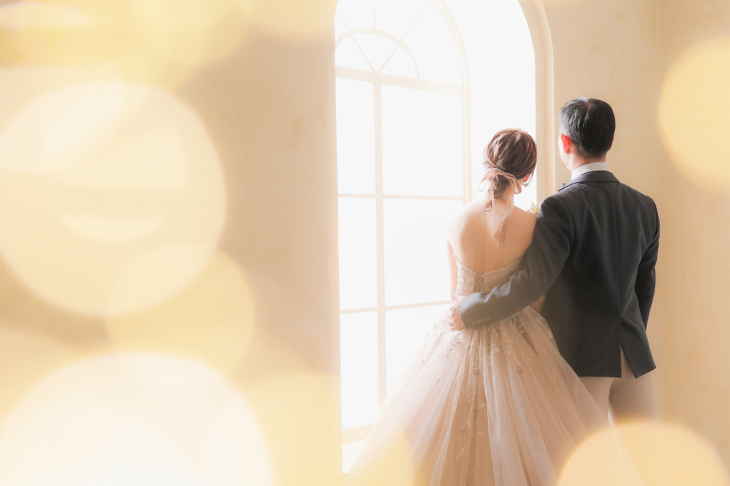 後ろ姿をロマンチックに❀