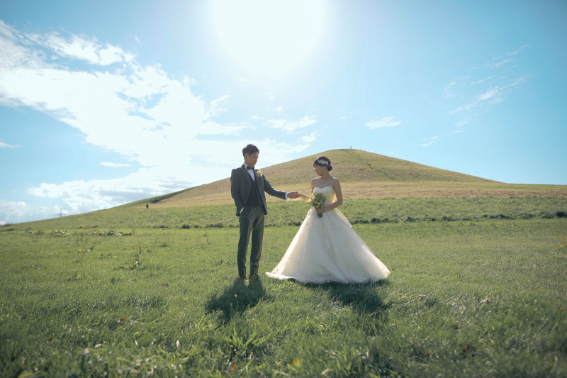 モエレ山をバックに◎