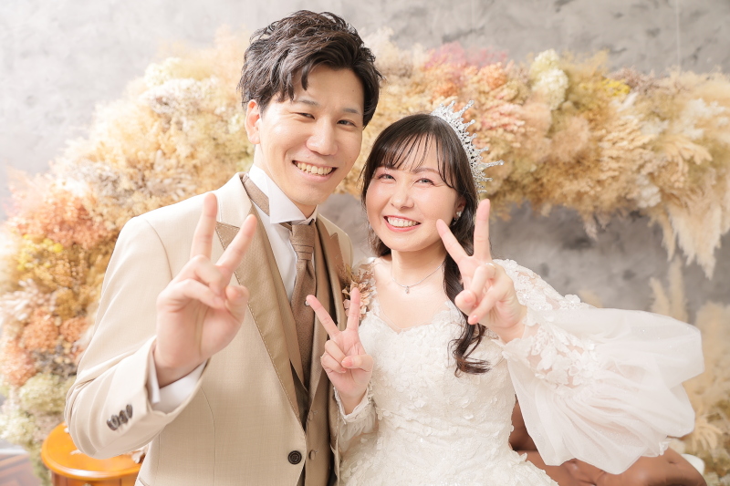 最後はピースで撮影終了!