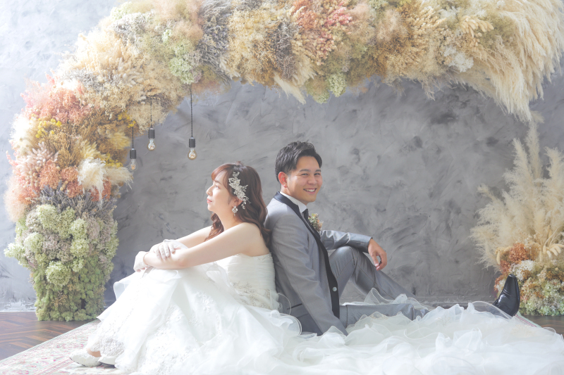 背中合わせショット‼