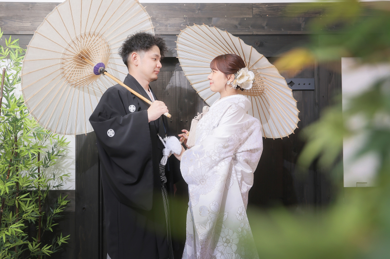 和装、お外風ショット♪