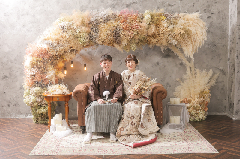 くすみカラーで❁