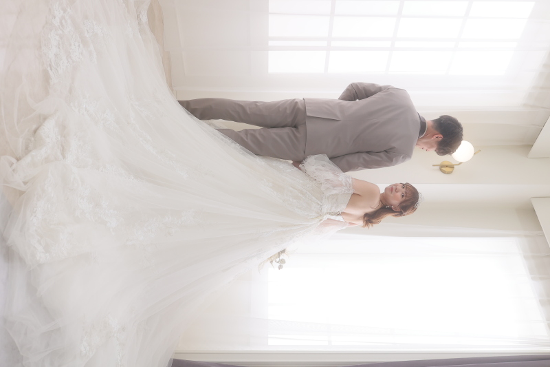 2着目はウェディングドレスに