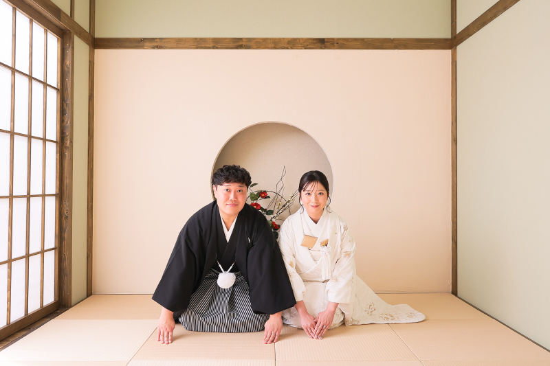 和装ならではの正座ショット♪