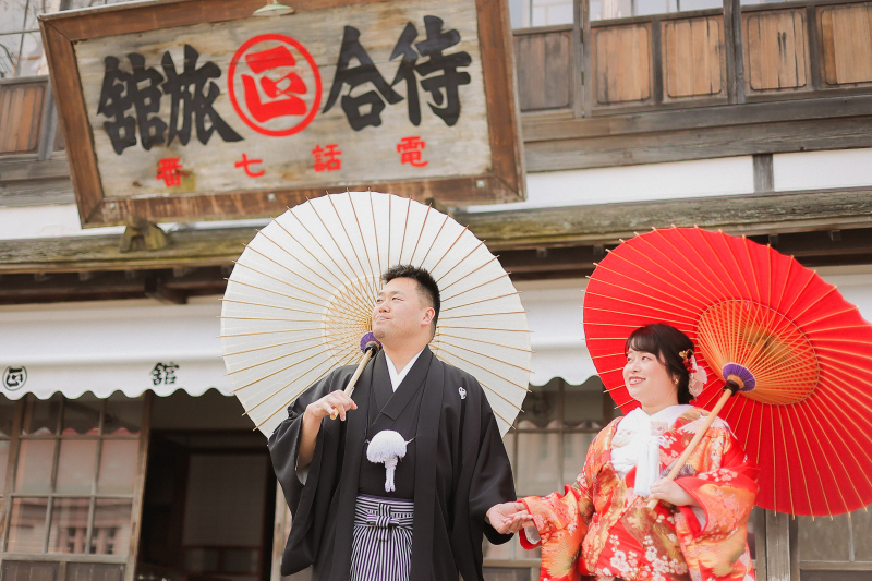 歴史的な建造物の立ち並ぶ野外博物館