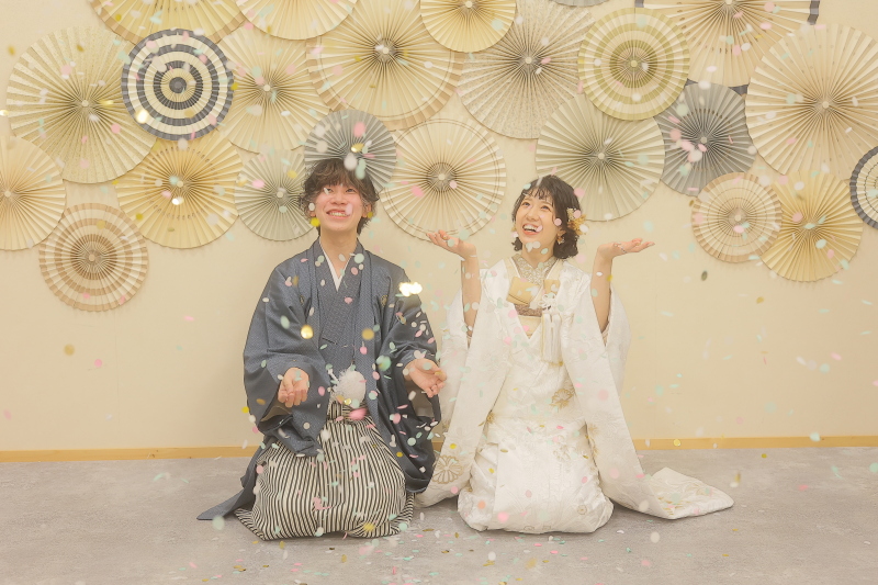 最後はコンフェッティ☆ミ