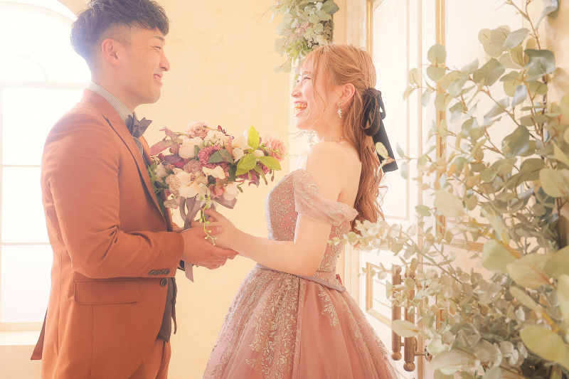 一緒にお花を持って⚘